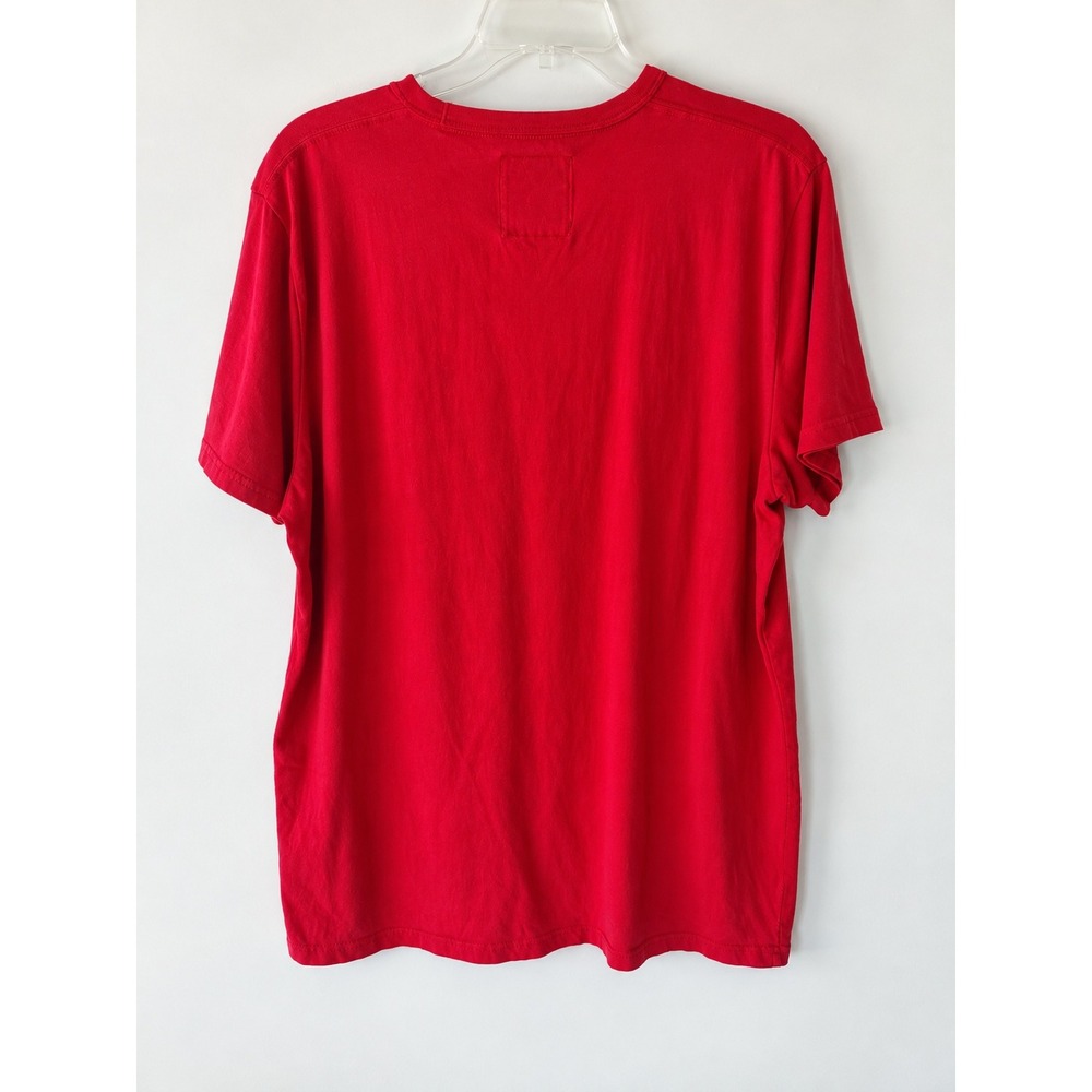 Hollister California T Shirt Mens XL Red Graphic Logo Crew Neck Y2K - Picture 3 of 6